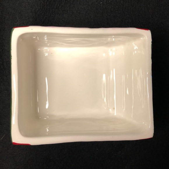 Vintage Holiday Ceramic Cocoa Canister - Picture 4 of 7